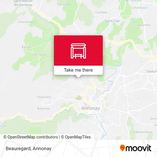Beauregard map