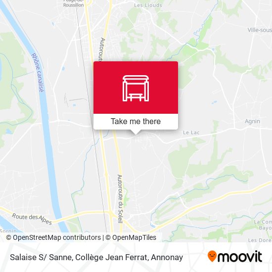 Salaise S/ Sanne, Collège Jean Ferrat map