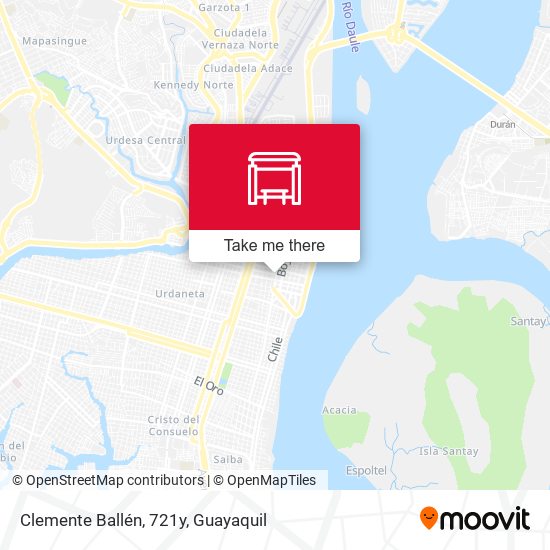 Mapa de Clemente Ballén, 721y