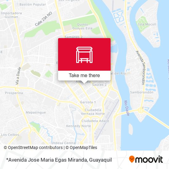 Mapa de *Avenida Jose Maria Egas Miranda