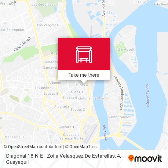 Diagonal 18 N-E - Zolia Velasquez De Estarellas, 4 map