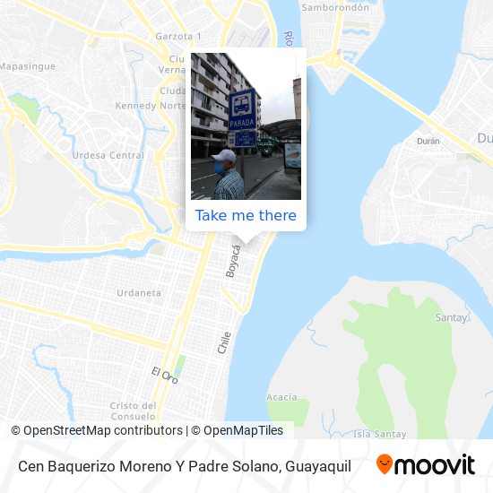 Cen Baquerizo Moreno Y Padre Solano map