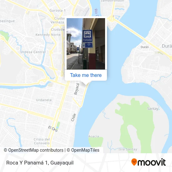 Roca Y Panamá 1 map