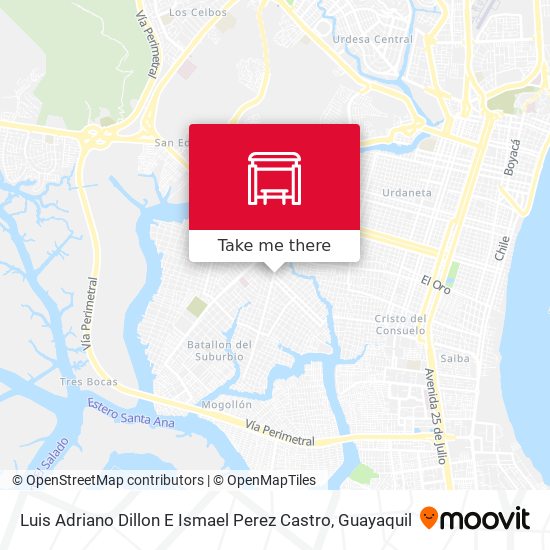 Luis Adriano Dillon E Ismael Perez Castro map