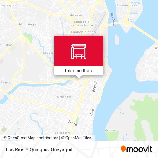 Mapa de Los Rios Y Quisquis