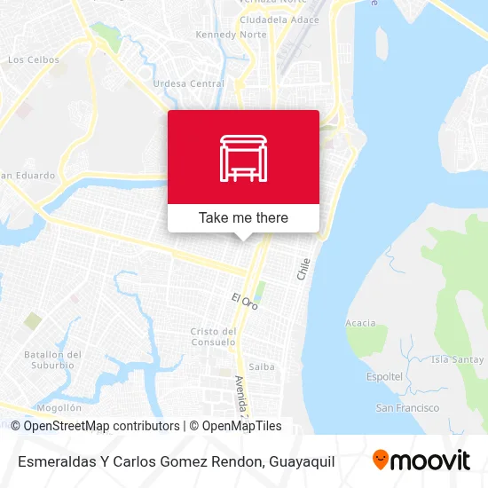 Mapa de Esmeraldas Y Carlos Gomez Rendon