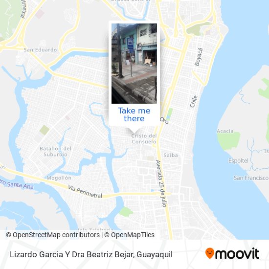 Mapa de Lizardo Garcia Y Dra Beatriz Bejar