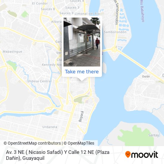 Mapa de Av. 3 NE ( Nicasio Safadi) Y Calle 12 NE (Plaza Dañin)