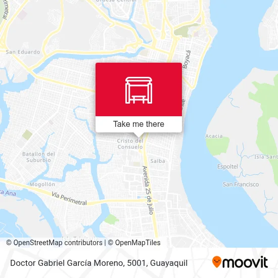 Mapa de Doctor Gabriel García Moreno, 5001