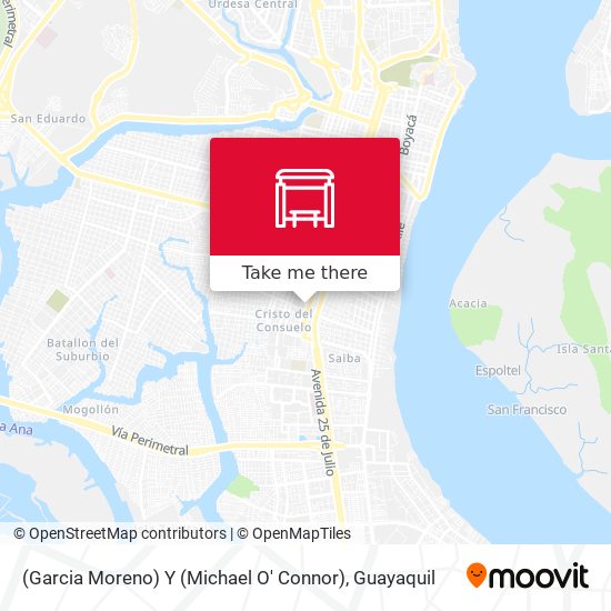 Mapa de (Garcia Moreno) Y (Michael O' Connor)