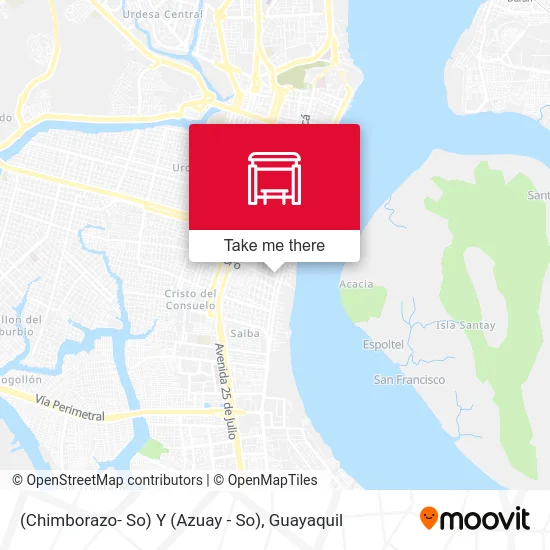 (Chimborazo- So) Y (Azuay - So) map