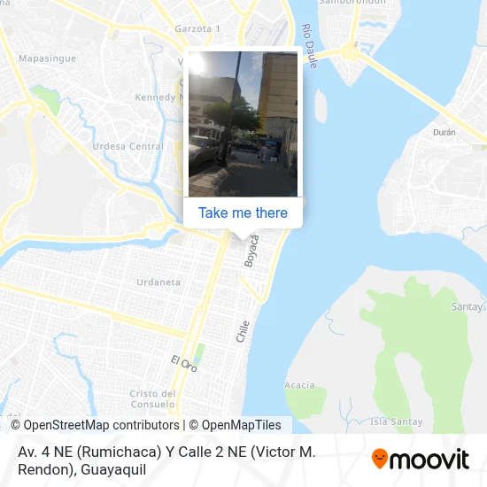Mapa de Av. 4 NE (Rumichaca)  Y Calle 2 NE  (Victor M. Rendon)