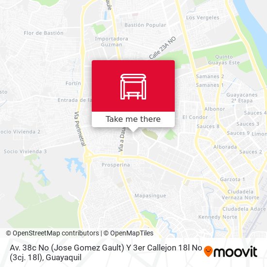 Mapa de Av. 38c No (Jose Gomez Gault) Y 3er Callejon 18l No (3cj. 18l)