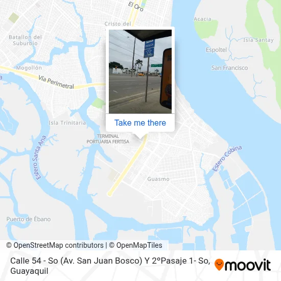 Mapa de Calle 54 - So (Av. San Juan Bosco)  Y 2ºPasaje 1- So