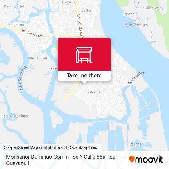 Monseñor Domingo Comin - Se Y Calle 55a - Se map