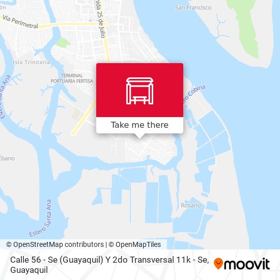 Mapa de Calle 56 - Se (Guayaquil) Y 2do Transversal 11k - Se