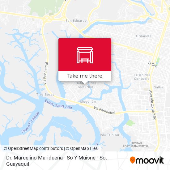 Dr. Marcelino Maridueña - So Y Muisne - So map