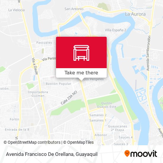 Avenida Francisco De Orellana map