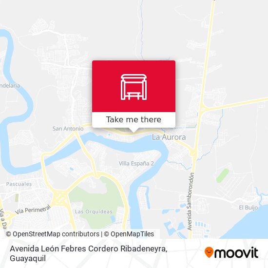 Mapa de Avenida León Febres Cordero Ribadeneyra