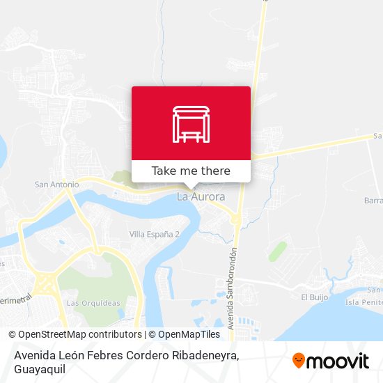 Mapa de Avenida León Febres Cordero Ribadeneyra