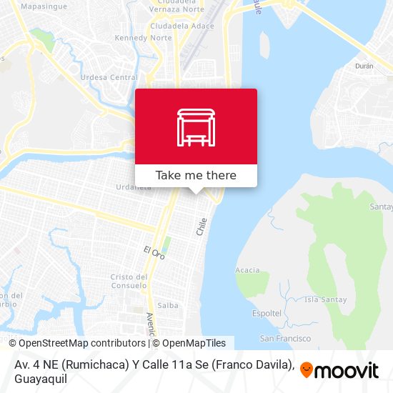 Av. 4 NE (Rumichaca)  Y Calle 11a Se  (Franco Davila) map