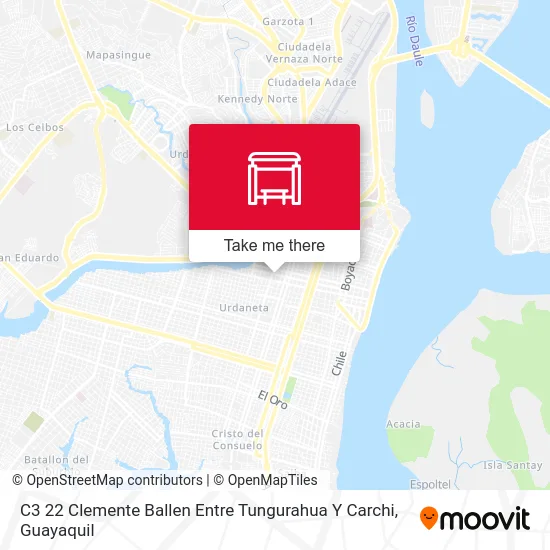 Mapa de C3 22 Clemente Ballen Entre Tungurahua Y Carchi