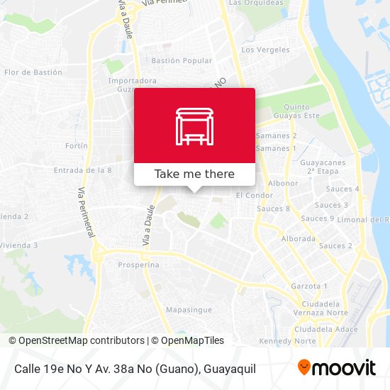 Calle 19e No Y Av. 38a No (Guano) map