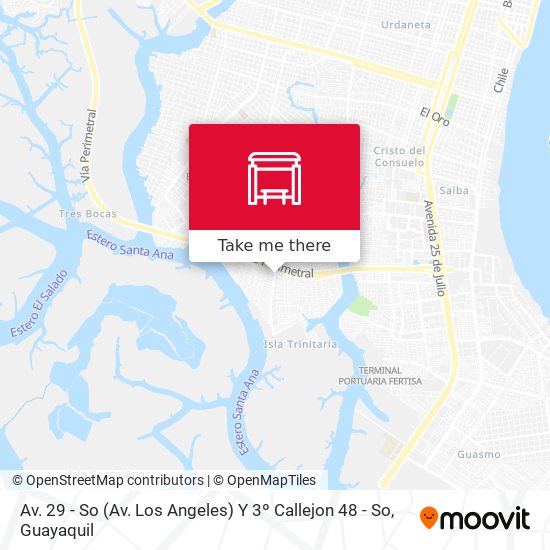 Av. 29 - So (Av. Los Angeles) Y 3º Callejon 48 - So map