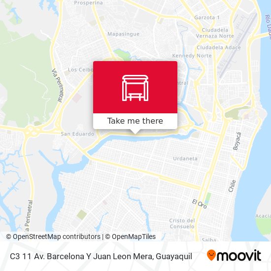 C3 11 Av. Barcelona Y Juan Leon Mera map