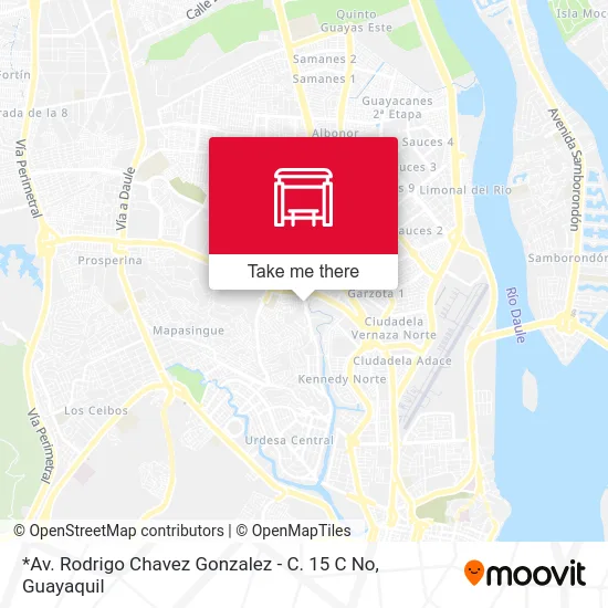 Mapa de *Av. Rodrigo Chavez Gonzalez  - C. 15 C No