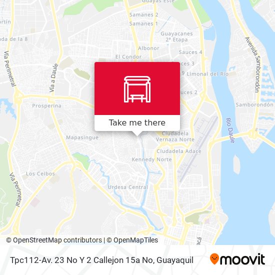 Mapa de Tpc112-Av. 23 No Y 2 Callejon 15a No