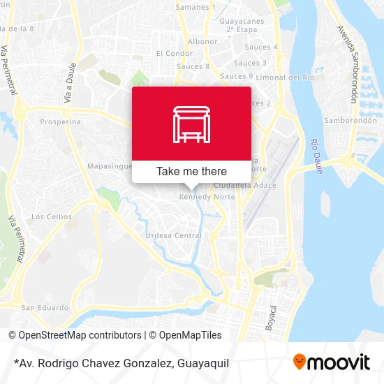 *Av. Rodrigo Chavez Gonzalez map