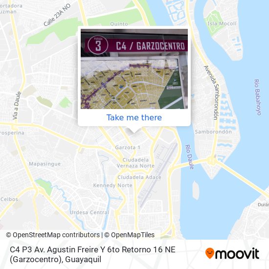 Mapa de C4 P3 Av. Agustin Freire Y  6to Retorno 16 NE (Garzocentro)