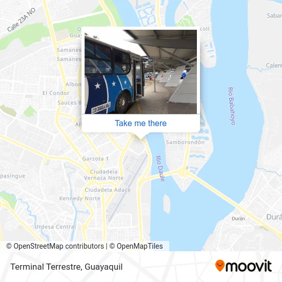 Terminal Terrestre map