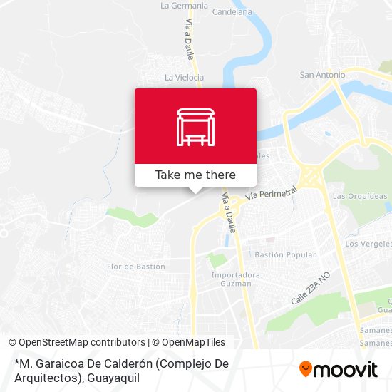 *M. Garaicoa De Calderón (Complejo De Arquitectos) map