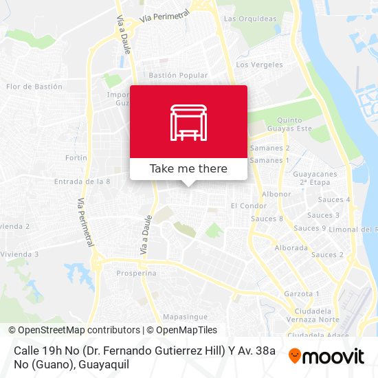 Calle 19h No (Dr. Fernando Gutierrez Hill) Y Av. 38a No (Guano) map