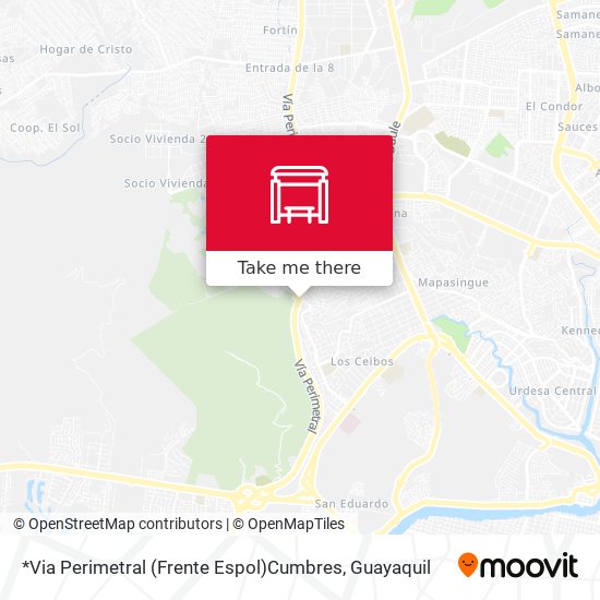 Mapa de *Via Perimetral (Frente Espol)Cumbres
