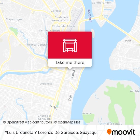 Mapa de *Luis Urdaneta Y Lorenzo De Garaicoa
