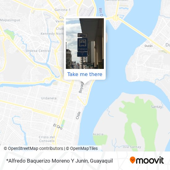 *Alfredo Baquerizo Moreno Y Junín map