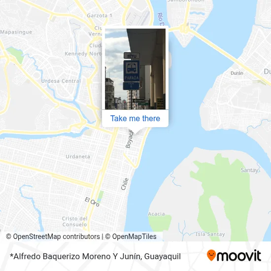 Mapa de *Alfredo Baquerizo Moreno Y Junín