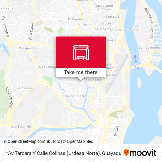 *Av Tercera Y Calle Colinas (Urdesa Norte) map