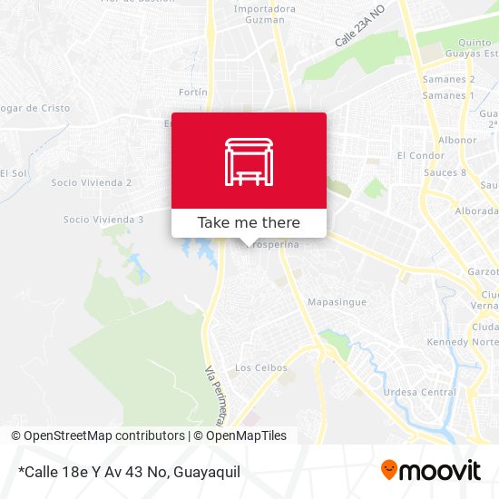 Mapa de *Calle 18e Y Av 43 No