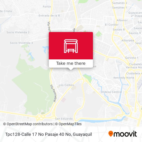 Mapa de Tpc128-Calle 17 No Pasaje 40 No