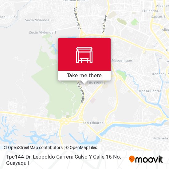 How to get to Tpc144-Dr. Leopoldo Carrera Calvo Y Calle 16 No in Guayaquil  by Bus?