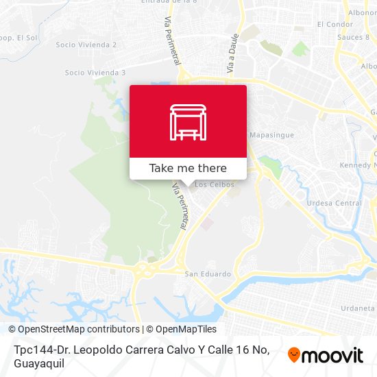 Mapa de Tpc144-Dr. Leopoldo Carrera Calvo Y Calle 16 No