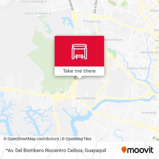 *Av. Del Bombero Riocentro Ceibos map