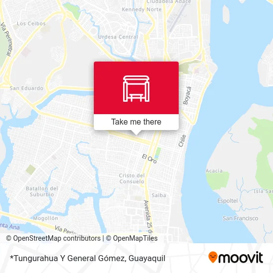 Mapa de *Tungurahua Y General Gómez