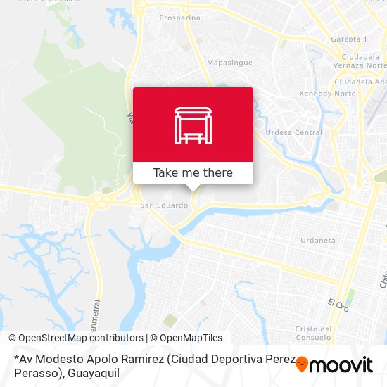 *Av Modesto Apolo Ramirez (Ciudad Deportiva Perez Perasso) map