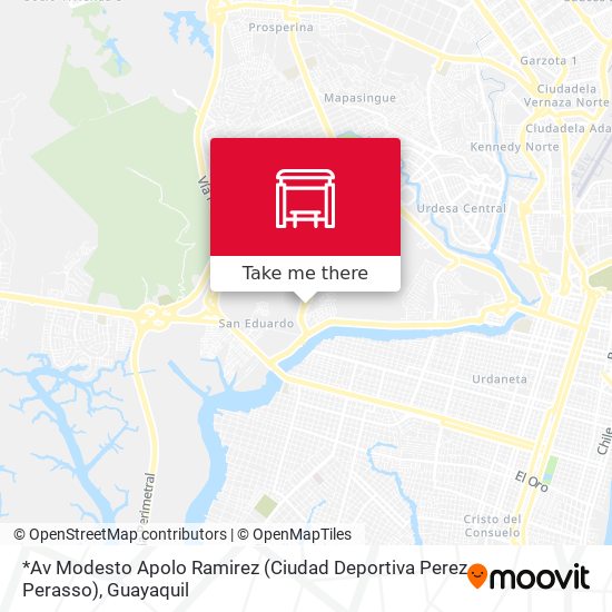 *Av Modesto Apolo Ramirez (Ciudad Deportiva Perez Perasso) map