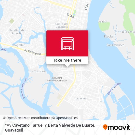 *Av Cayetano Tarruel Y Berta Valverde De Duarte map